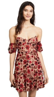 For Love &amp; Lemons Amelia Strapless Mini Dress