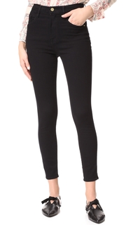 FRAME Ali High Rise Skinny Cropped Cigarette
