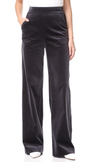 FRAME Velvet Wide Leg Pants