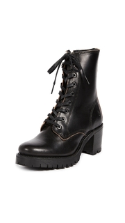 Frye Sabrina Combat Heeled Boots