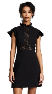 Giambattista Valli Mock Neck Lace Dress