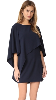 Halston Heritage Asymmetric Drape Dress