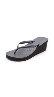 Havaianas High Fashion Wedge Flip Flops