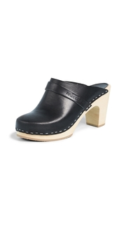 Swedish Hasbeens Slip On Classic Clogs