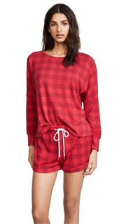 Honeydew Intimates Plaid Shorty PJ Set