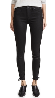Hudson Stevie Lace Up Skinny Jeans