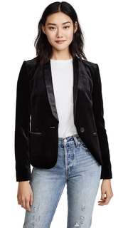 James Jeans Satin Combo Blazer