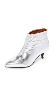 Jeffrey Campbell Zosia Low Heel Metallic Booties