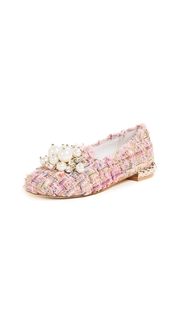 Jeffrey Campbell Honor Tweed Smoking Slippers