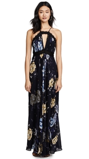 Jill Jill Stuart Keyhole Floral Gown