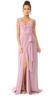 Joanna August Lacey Ruffle Wrap Dress