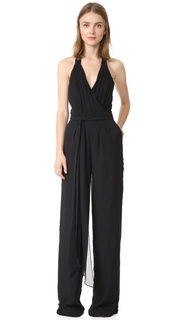 Joanna August Scarlette Pleated Halter Jumpsuit