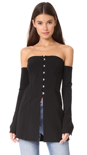 Jonathan Simkhai Off Shoulder Jacket Top