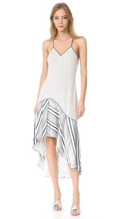 Jonathan Simkhai Multimedia High / Low Dress