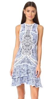 Jonathan Simkhai Two Tone Lace Mini Dress