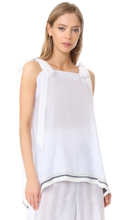 Jonathan Simkhai Tie Tunic Top