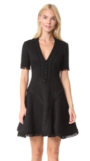 Jonathan Simkhai Polished Tweed Corded Dress