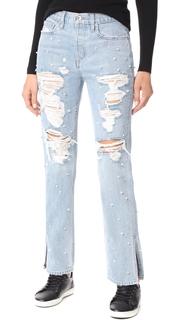 Jonathan Simkhai Studded Boyfriend Jeans