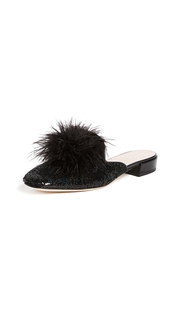 Kate Spade New York Gala Pom Pom Mules