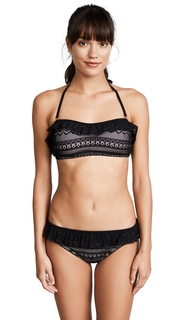 Kate Spade New York Point Loma Ruffle Bandeau Bikini Top