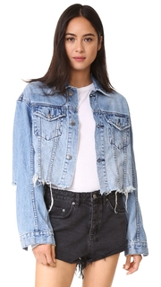 Ksubi Daggerz Crop Jean Jacket