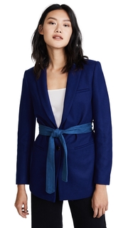 LAVEER Belted Boyfriend Blazer