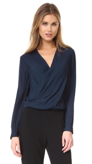 LAGENCE Gia Snap Back Blouse