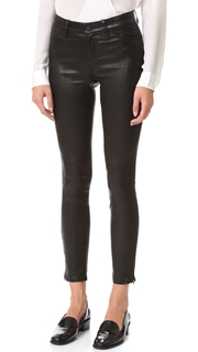 LAGENCE Aurelie Leather Leggings