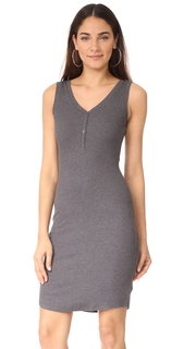 LAGENCE Everly Henley Tank Dress