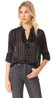 LAGENCE Nadja Tassel Blouse