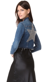 LAGENCE Zuma Cropped Jacket with Studded Star