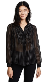 LAGENCE Tabitha Pintuck Star Blouse