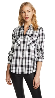 LAGENCE Jacqueline Long Sleeve Two Pocket Shirt