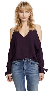 Line &amp; Dot Hayes Cold Shoulder Blouse