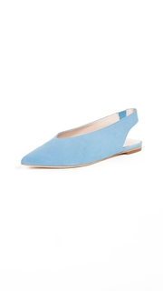 Loeffler Randall Eve Slingback Suede Flats
