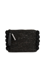 Loeffler Randall Tassel Pouch with Pom Poms