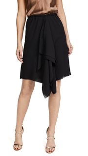 Loyd/Ford Black Drape Skirt