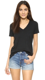 Madewell Whisper Cotton V Neck Pocket Tee