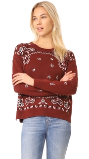 Madewell Bandana Pullover Sweater