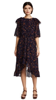 Madewell Juliet Raised Hem Midi Dress