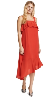 Madewell Doris Ruffle Midi Dress
