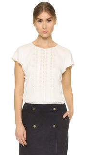 Maiyet Short Sleeve Soft Ruffle Tee