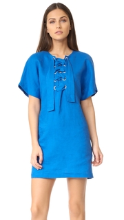 Mara Hoffman Lace Up Mini Dress