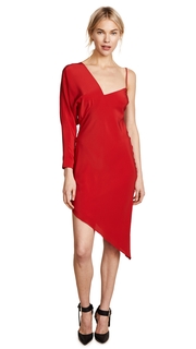 Michelle Mason One Sleeve Dress