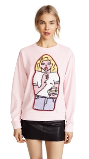 Michaela Buerger Girl with Cake Sweatshirt