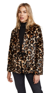 McQ - Alexander McQueen Short Leopard Coat