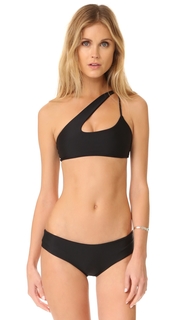 MIKOH Queensland Cross Shoulder Bikini Top