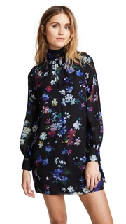 Milly Painted Floral Sheri Dress