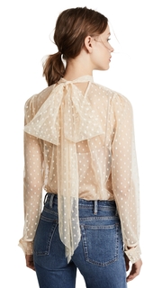 Milly Dot Tulle Kitty Blouse