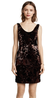 Milly Sequined Velvet Cora Mini Dress